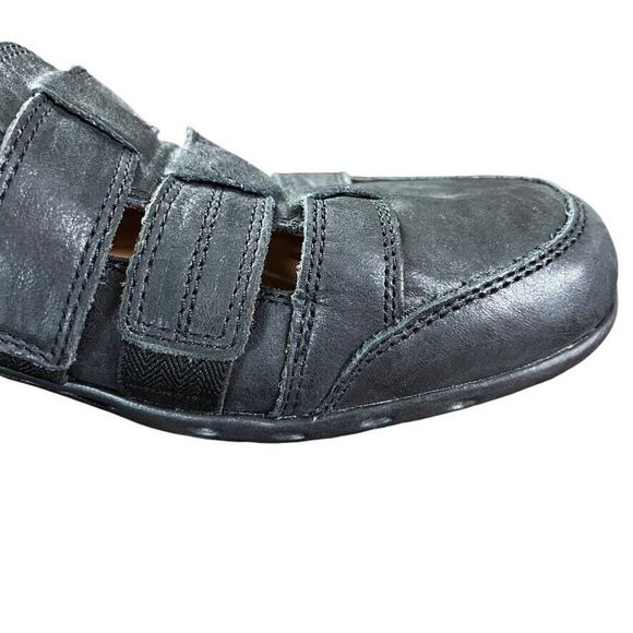 Cobb Hill Womens Womens Black Leather Loafers Flats Comfort Shoes Round Toe 10 - Picture 5 of 16